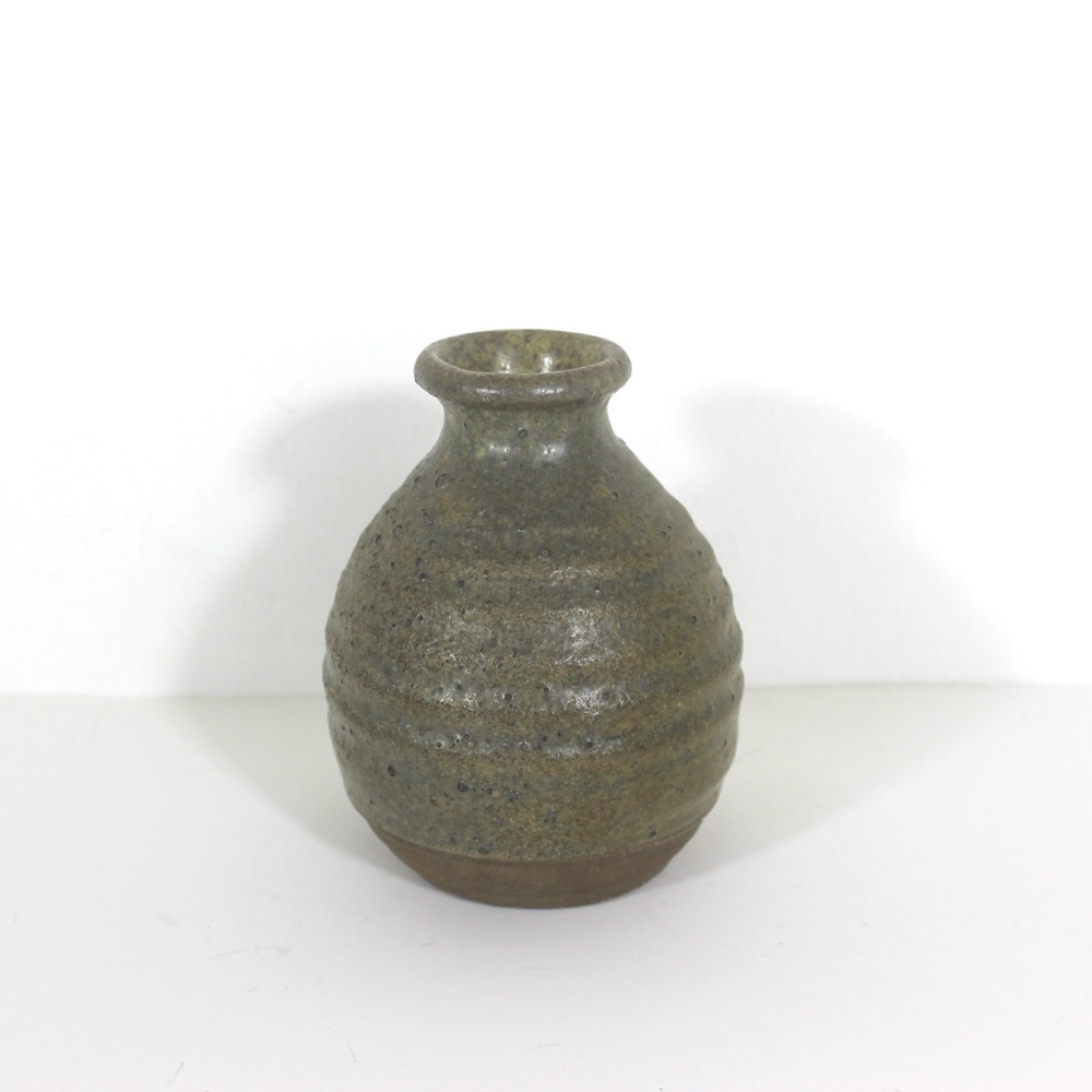 Signed Small Studio Pottery Bud Vase